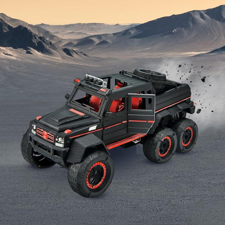 Piececool 3D Puzzle Metall G63, 3D Metall Puzzle Automobil für 340 Edelstahl, Ganzes Metall, 1:1 Wie