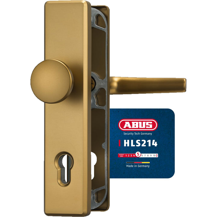 ABUS Tür-Schutzbeschlag HLS214 F4 08302 Wechselgarnitur F4 Bronze, Wechselgarnitur F4 Bronze