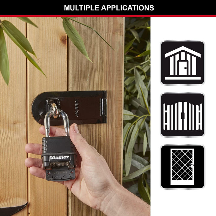 MASTER LOCK Hochleistungsvorhängeschloss [Zahlenkombination] [Zinkgehäuse] [Aussenbereich] M178EURD