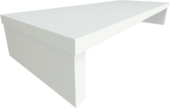 Henor Riser-Halterung für TV aus FSC® Holz 90 x 35 x 15 cm weiss Unterstützt 60 kg. 90x35x15 Weiss M