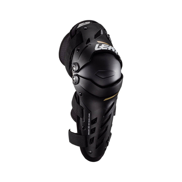 Leatt Kids Knie-/Schienbeinschützer Dual Axis Weiss Schwarz Kids, Schwarz Kids