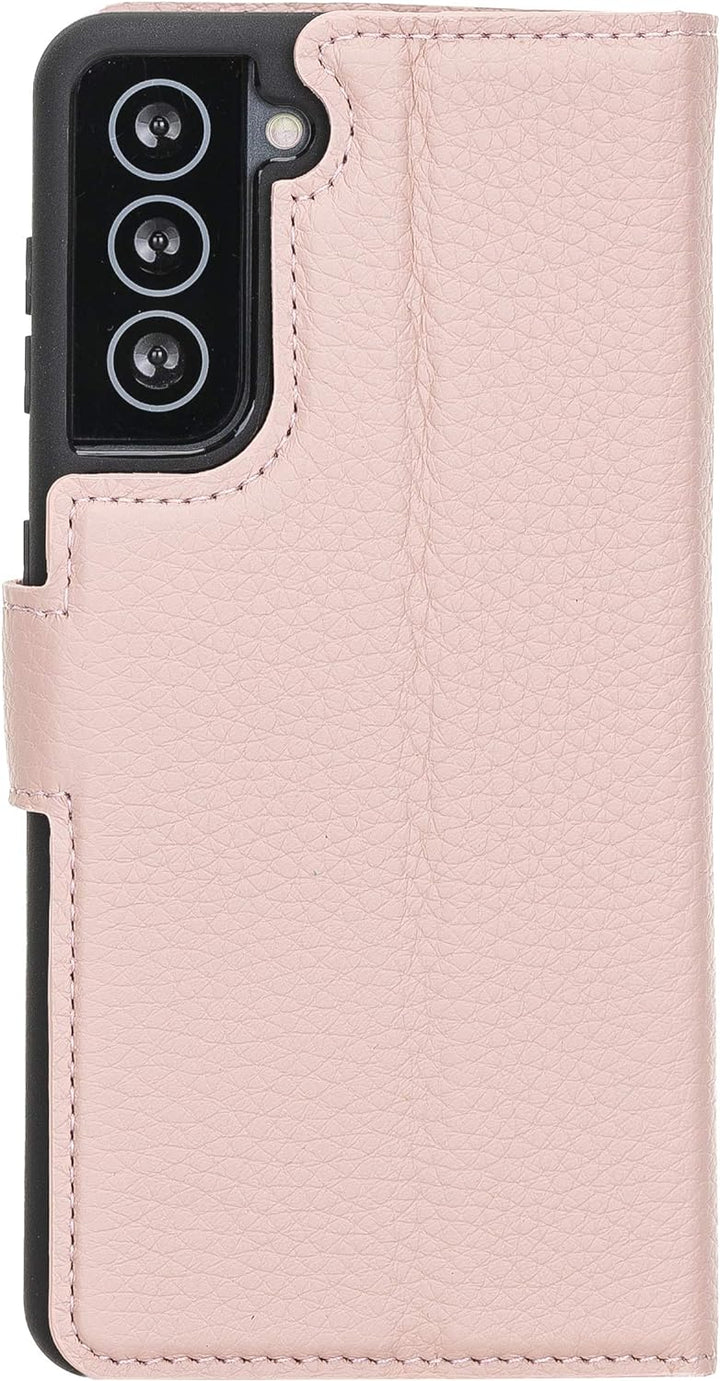 Solo Pelle Lederhülle Harvard kompatibel für das Samsung Galaxy S21 5G in 6.2 Zoll inklusive abnehmb