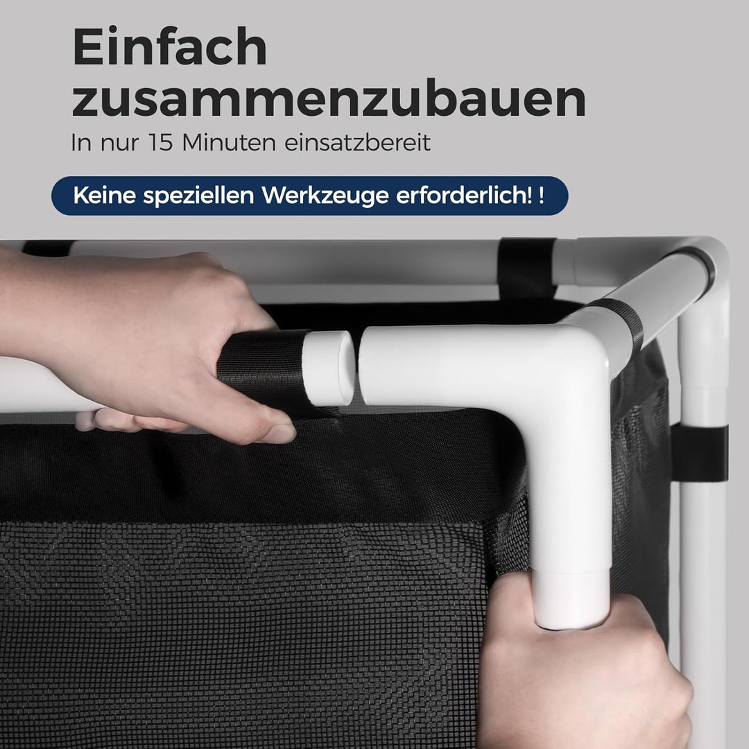 Pool-Aufbewahrungsbehälter, 170 Liter, 62 x 62 x 67 cm,Halter für Nudeln, Spielzeug, Schwimmer, Hand
