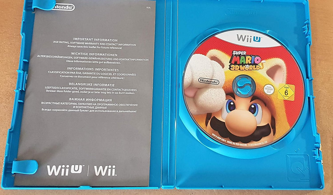 Super Mario 3D World - Nintendo Selects - [Wii U] Nintendo Wii U 3D World Disk, Nintendo Wii U 3D Wo