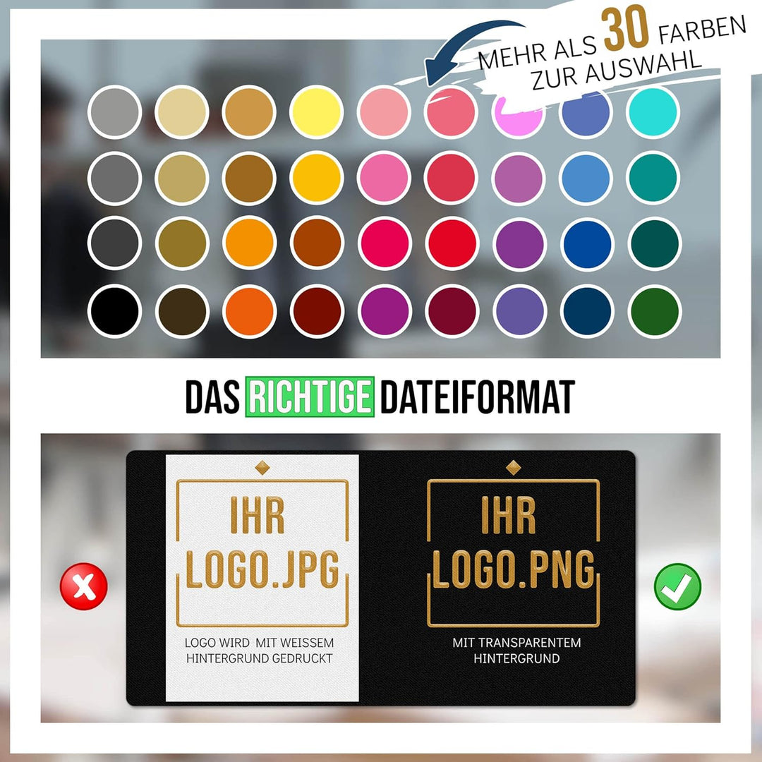 Print Royal PR XXL Mousepad mit Logo und Text selbst gestalten - Personalisierte Geschenke für Chef