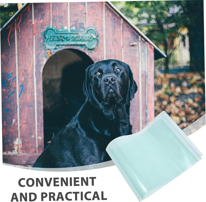 Cabilock Transparente Hundeklappe Ersatzflügel Zuschneidbare Vinyl Streifen für Hundehütte Sichere H