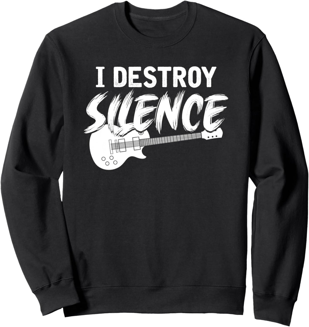 Rock Musiker Musik Gitarrist Lustiges Gitarre Sweatshirt