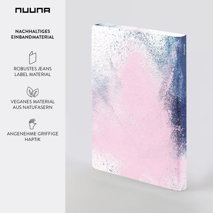 Nuuna Notizbuch A5+ | Composition L - Splash | Dotted Journal | 3,5mm Punktraster | 256 nummerierte