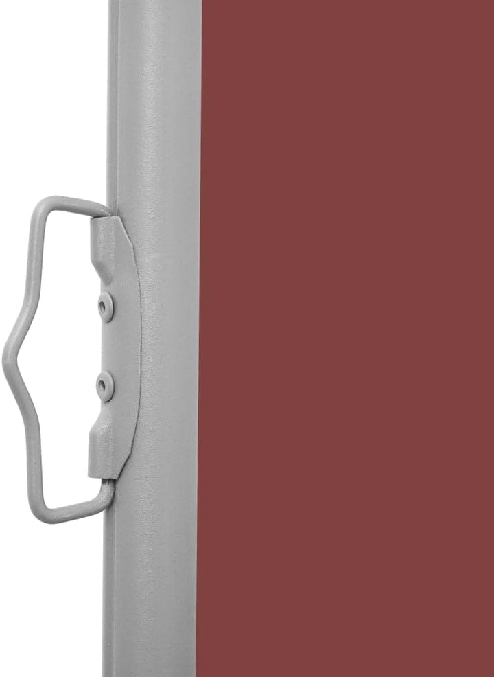 puraday 100x300 cm Ausziehbare Seitenmarkise Braun Terrassen-Sichtschutz Balkon Seitenwand Stilvolle