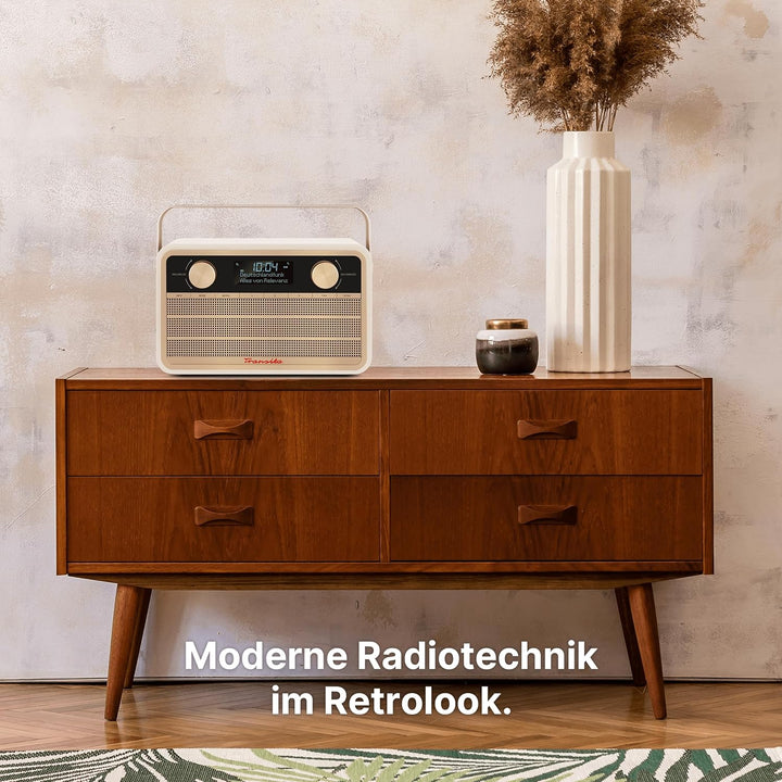 TechniSat Transita 120 tragbares DAB Radio (DAB+, UKW, 24 Stunden Akku, Aux In, Wecker, 2 Weckzeiten