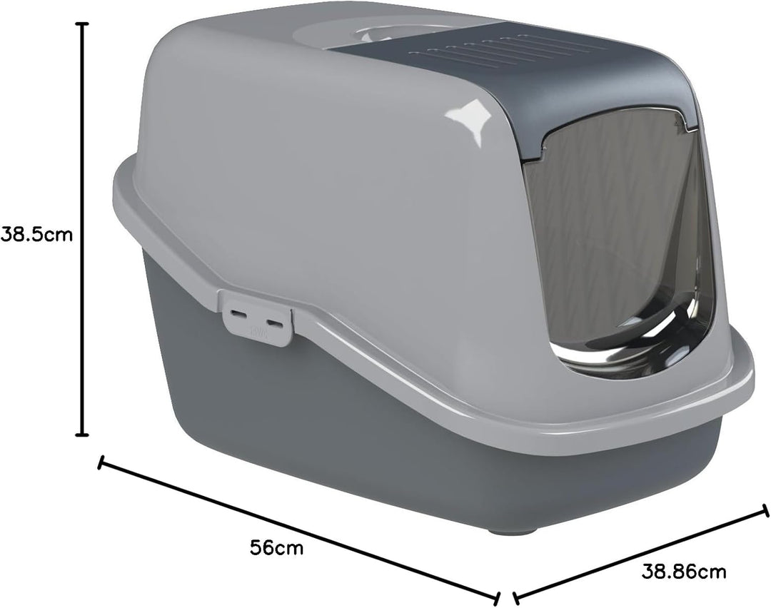 PeeWee EcoHus - Katzentoilette - Starter-Paket Grau, Grau