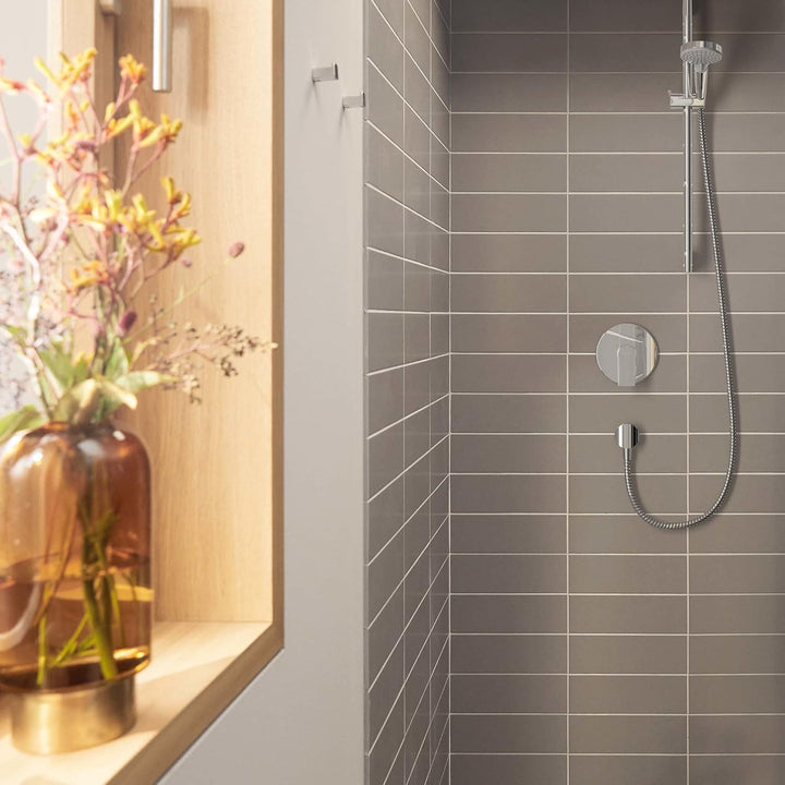 hansgrohe Duscharmatur Rebris E, Unterputz Brausebatterie, Duscharmatur für 1 Funktion, Chrom Chrom