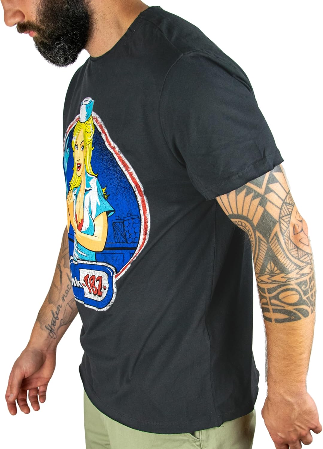 Guns N' Roses Amplified Collection - Neon Sign Männer T-Shirt Charcoal S Charcoal, S Charcoal
