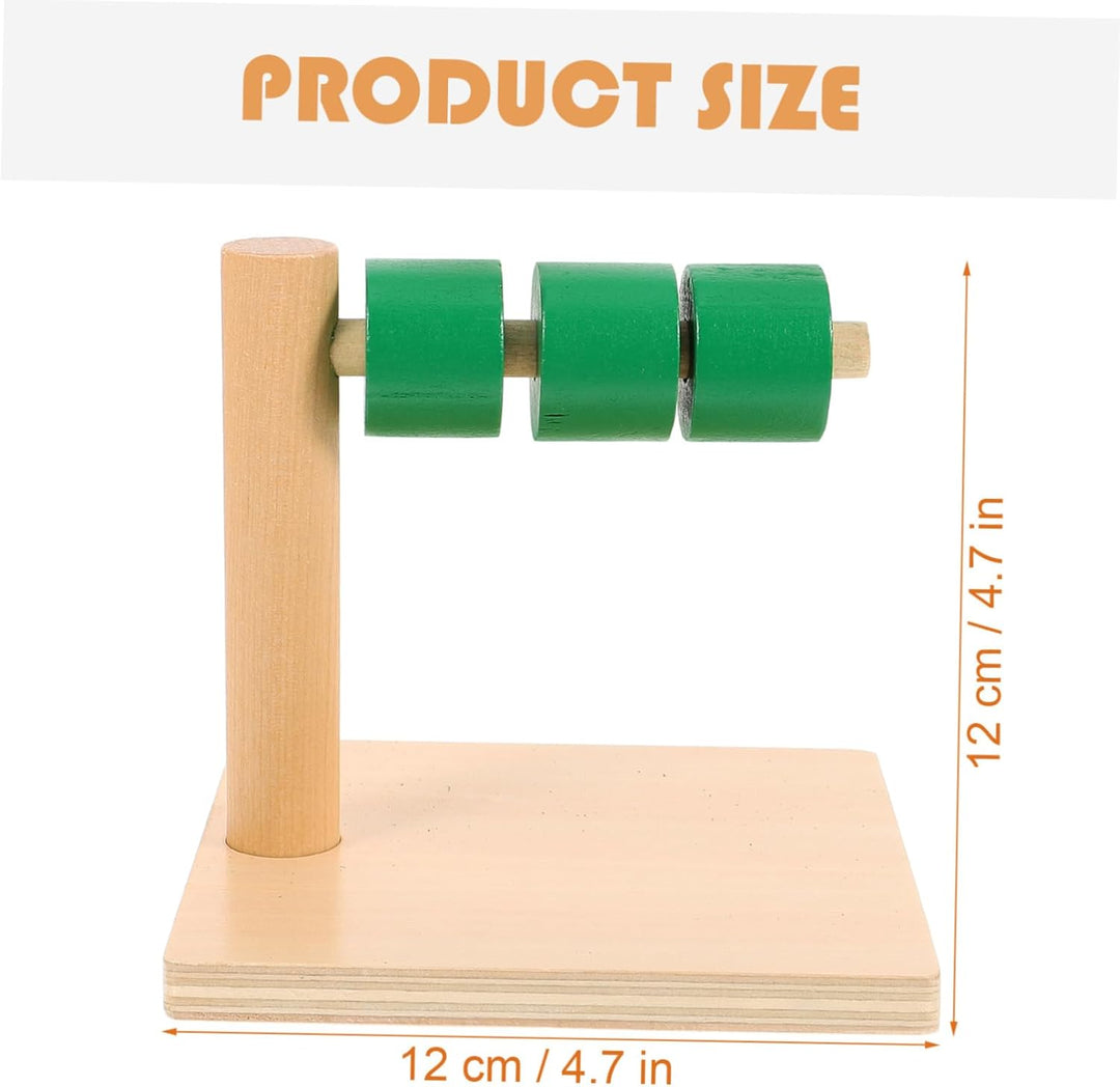 TOYANDONA Holzscheiben Horizontalem Spielzeug Lernscheiben Horizontalem Spielzeug Sensorische Scheib