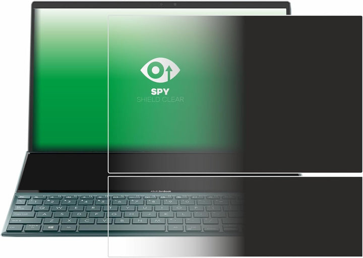 upscreen Anti-Spy Blickschutzfolie für ASUS ZenBook Duo 14 UX482 Privacy Screen Displayschutz-Folie