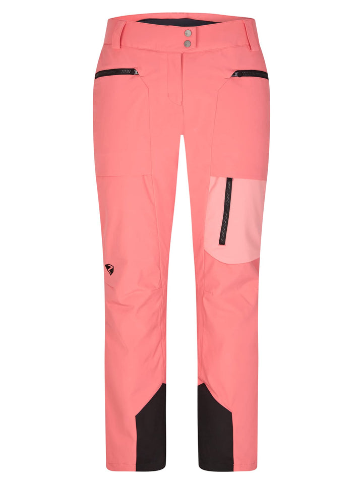 Ziener Damen Ski-Hose/Snowboard-Hose | atmungsaktiv, wasserdicht, PFC frei Tippa 36 Candy Pink, 36 C