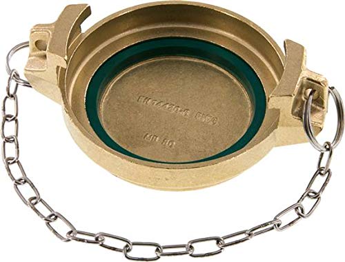 Tankwagenkupplung Verschlussdeckel, Messing für VK 80 MS Werkstoff:Messing