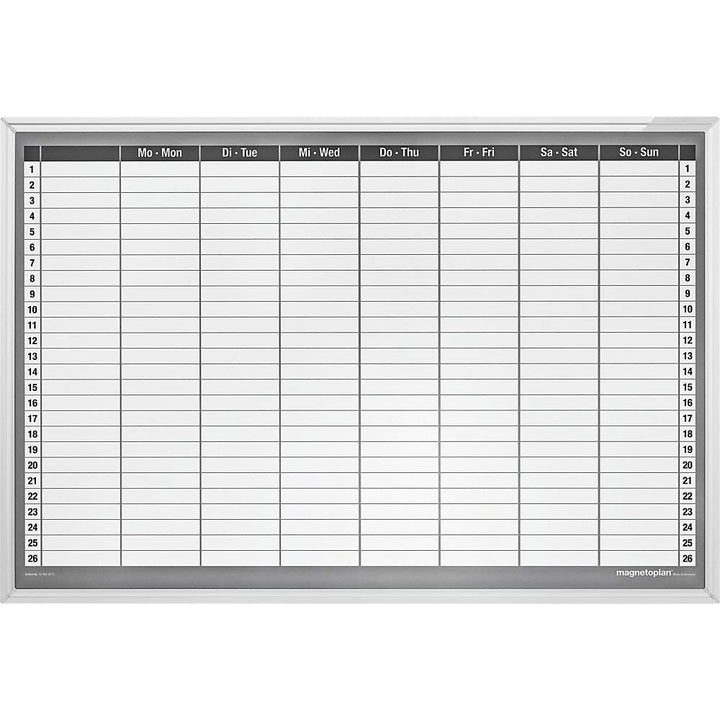 magnetoplan 1249107S Korktafel mit Holzrahmen