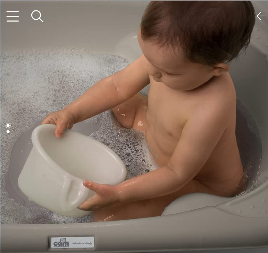 CAM Il Mondo del Bambino - art.C095/U02 - Babywanne Baby Bagno - Hergestellt in Italien - perfekt vo