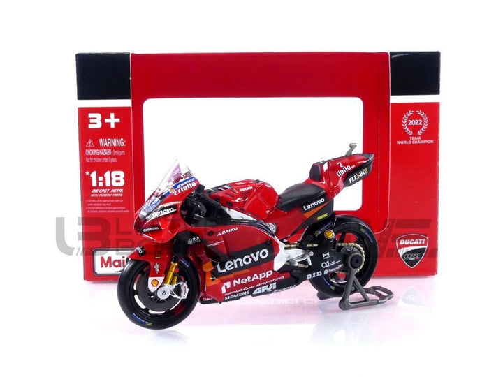 Maisto 1/18-36391M - Ducati DESMOSEDICI - Moto GP 2022