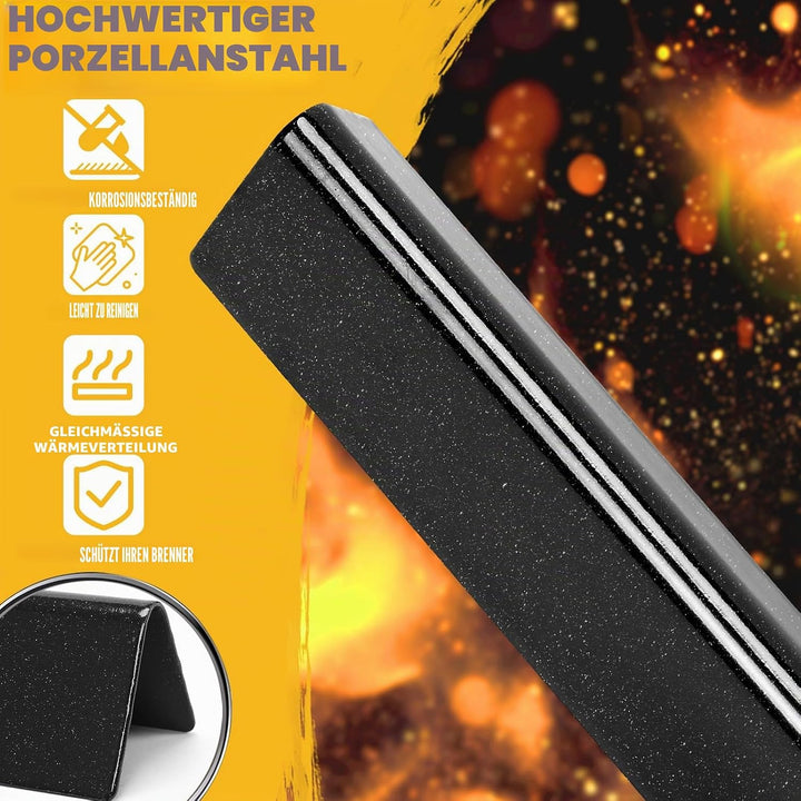 GFTIME 7535 54,6cm Flavorizer Bar für Weber Spirit E/S 210 220 (2009-2012) mit Seitlichen Brennerknö