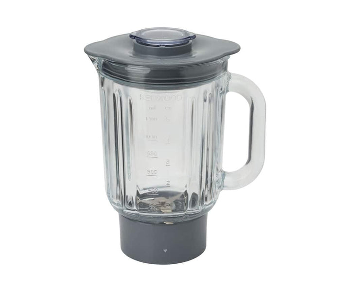 Kenwood Zubehör Mixer aus Glas KAP60.000GY, Zubehör für Planetenmischer, Thermoresist Glas mit Kling