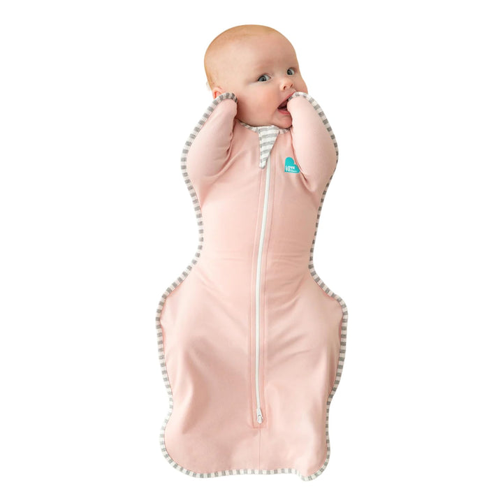 Love To Dream Baby Pucksack, klein (3,5-6kg), idealer Stoff für Moderate Temperaturen (20-24°C), Arm