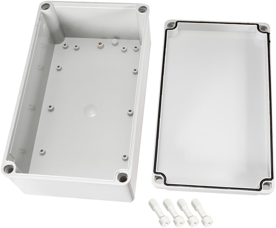 sourcing map 250x150x100mm wasserdicht IP67 Elektronischer ABS-Kunststoff DIY Junction Project Box G