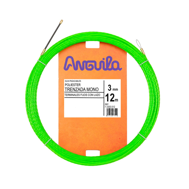 Anguila | Kabeleinziehhilfen | Enge Rohre |Einzelfaser| Verdrilltes Polyester | Feste Endstücke| Far