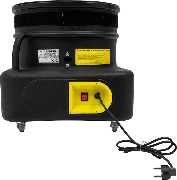 Puppentänzer Gebläse 750W, Gebläse für Aufblasbare Tänzer, Blower 2800 U/min, 4 Räder (2 mit Bremse)