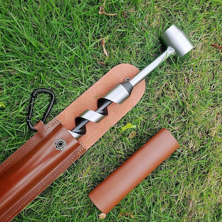 Bushcraft Überlebenswerkzeug, verlängerter Handschneckenschlüssel Scotch Eye manueller Handschnecken