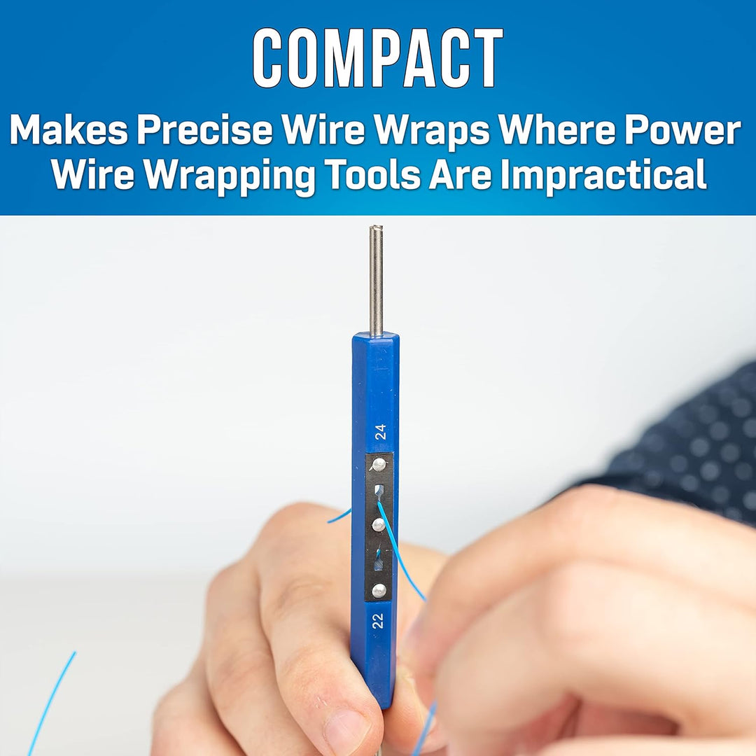 Jonard Tools WSU-2224 Wrap/Strip/Unwrapping Tool, 22-24 AWG, 13/64" Od x 1/16" Hole Diameter, Blue