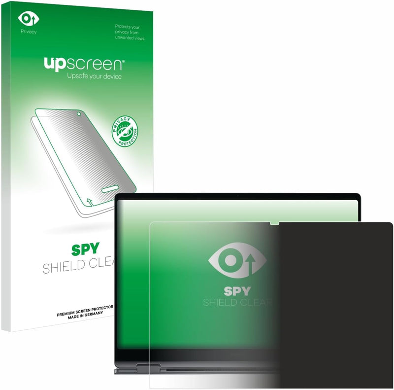 upscreen Anti-Spy Blickschutzfolie für Samsung Galaxy Book4 Pro 360 16" Privacy Screen Displayschutz