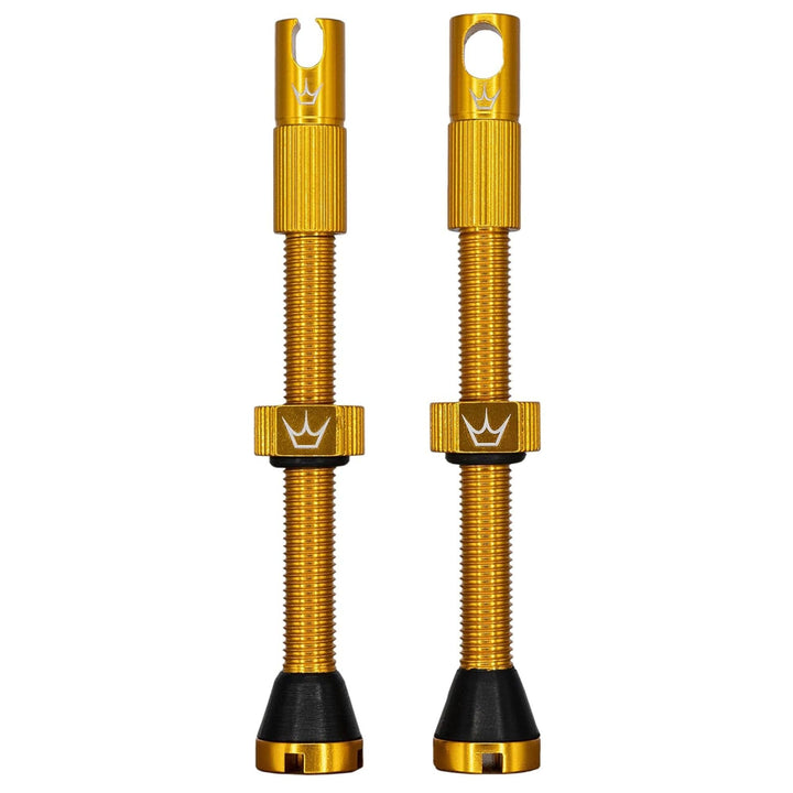 Peaty's XChris King (MK2) schlauchlose Ventile - Fahrradreifenventile 60 mm gold, 60 mm gold