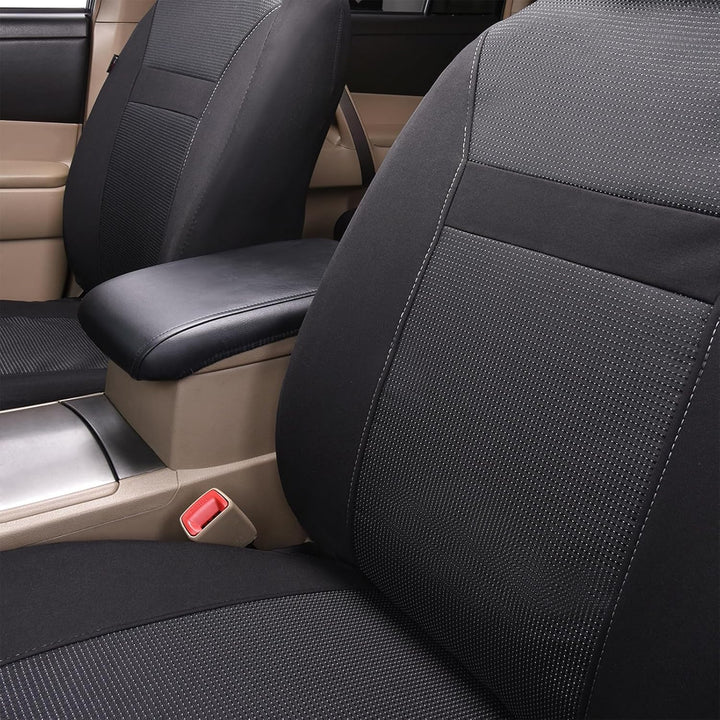 Flying Banner Mesh und Jacquard Universal Auto Sitz Cover Sitze mit Seitenairbag Full Set -- Low Bac