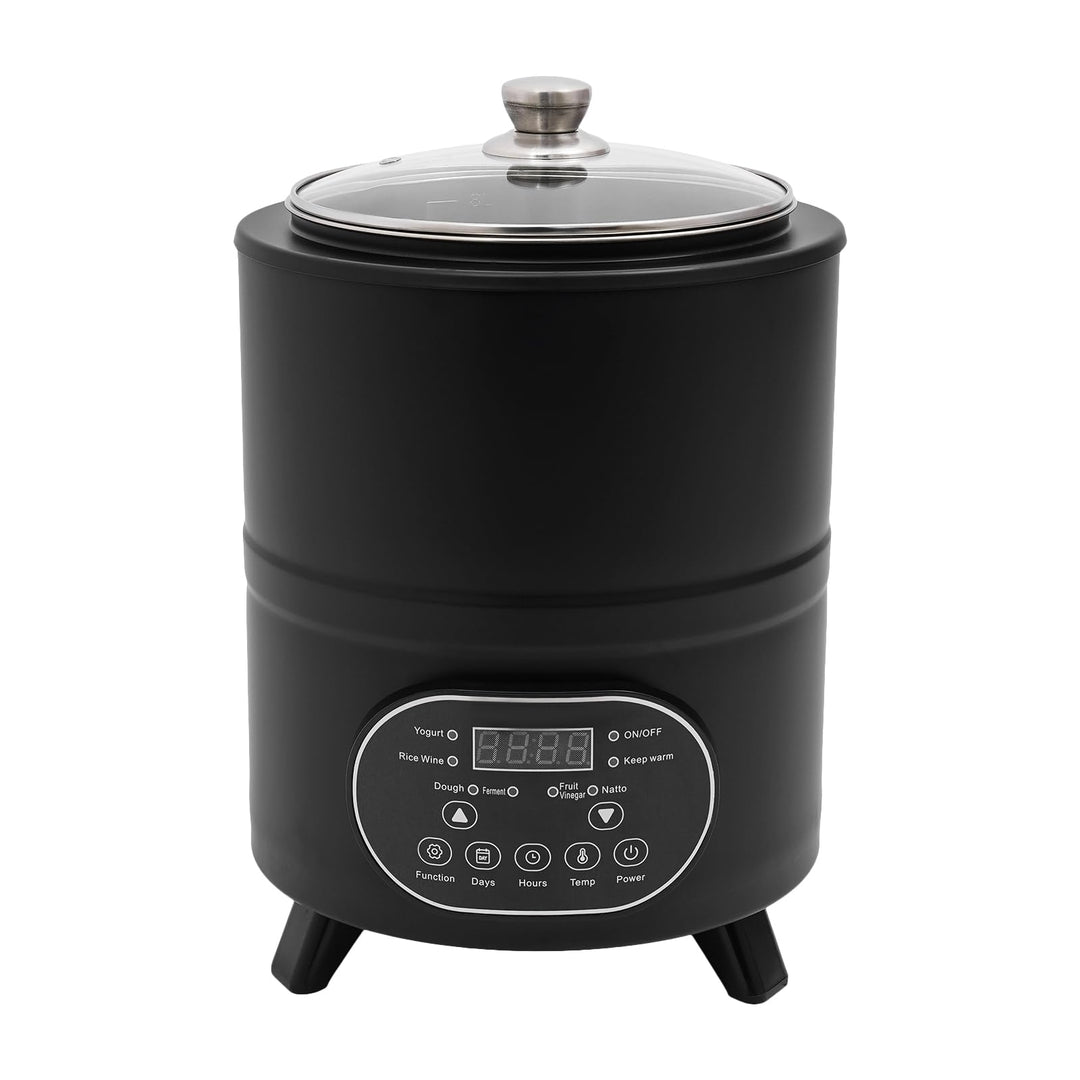 Joghurtmaschine 8 Liter, Edelstahl 304, Joghurtbereiter mit Temperaturregelung 25-80°C, für Fruchtes