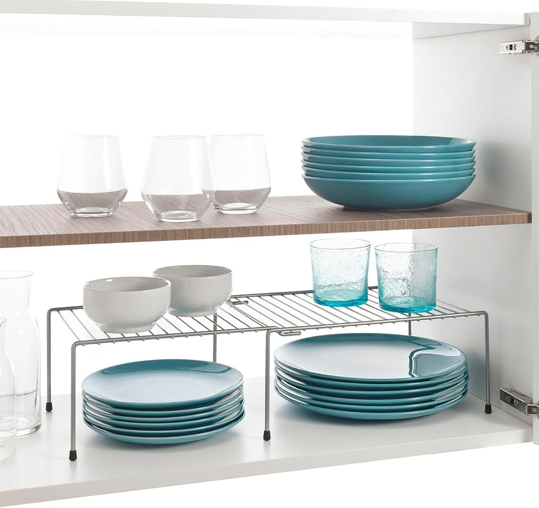 Metaltex Adapto Schrankeinsatz, Polytherm, Silber, 24 x 15 x 33-57 cm