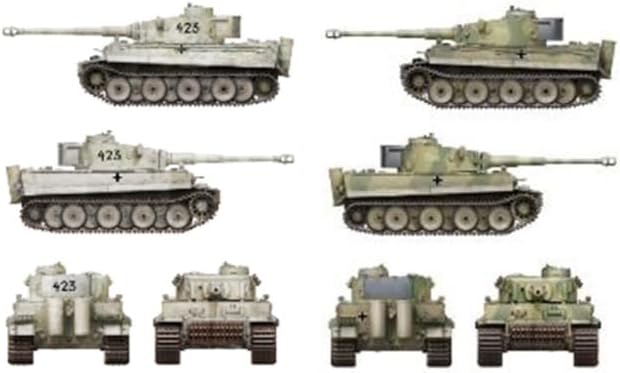 Border Model BT-034 Tiger I Early Production Battle of Kharkov Massstab 1:35 Modellbau Plastikbausat
