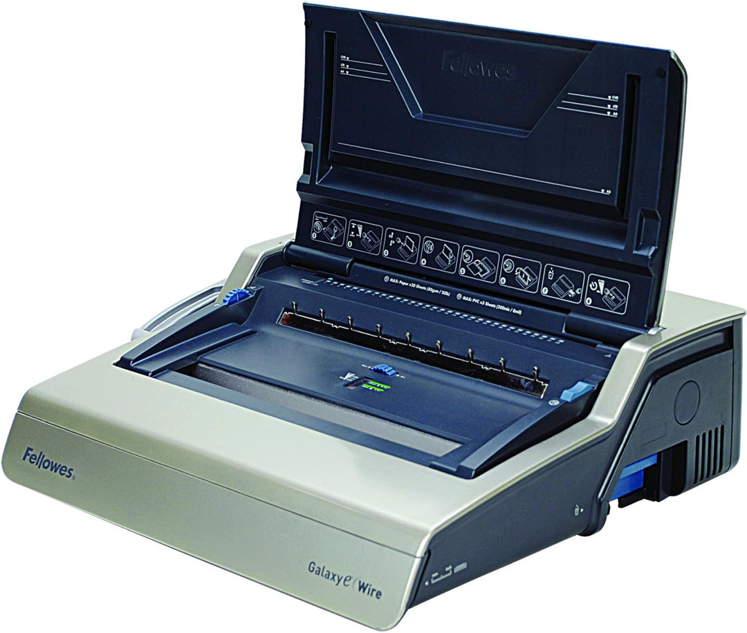 Fellowes Profi Drahtbindegerät Galaxy-E Wire platin/anthrazit elektrisch, elektrisch