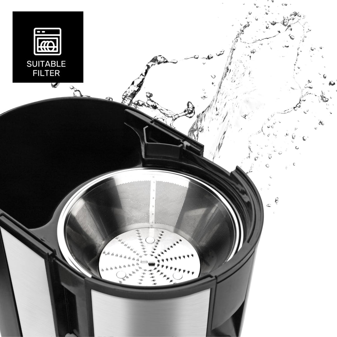 Taurus - Liquafruits Pro Compact Entsafter | 600W | Einlass 65 mm | Abnehmbarer Edelstahlfilter | 2