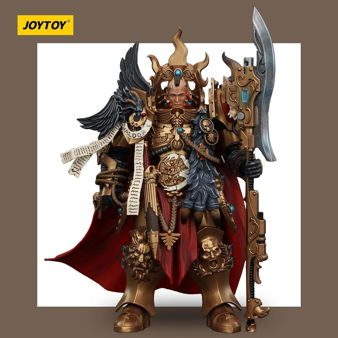 JOYTOY Warhammer 40k Legio Custodes Constantin Valdor, Captain-General of The Legio Custodes 1/18 Ac
