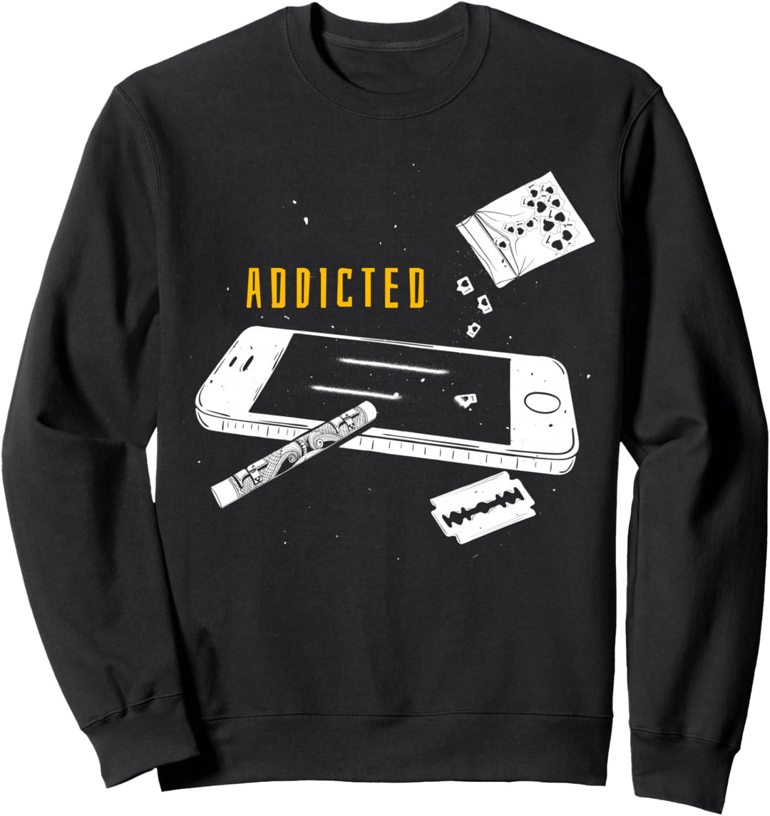 Social Addicted - Sad Aesthetic Edgy Streetwear Sweatshirt