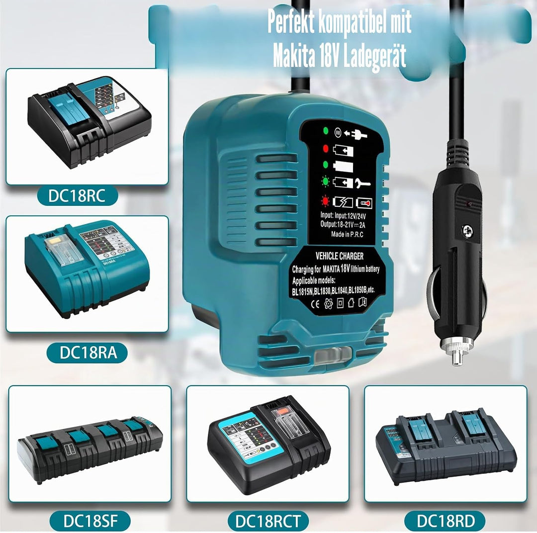 für Maikta BL1830 BL1840 BL1850 BL1860 BL1840B BL1820 BL1815 Ersatz für Makita 18V Li-Ion Nickel-Met