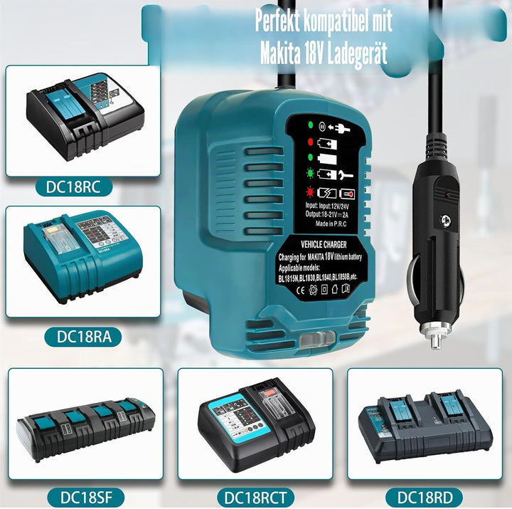 für Maikta BL1830 BL1840 BL1850 BL1860 BL1840B BL1820 BL1815 Ersatz für Makita 18V Li-Ion Nickel-Met