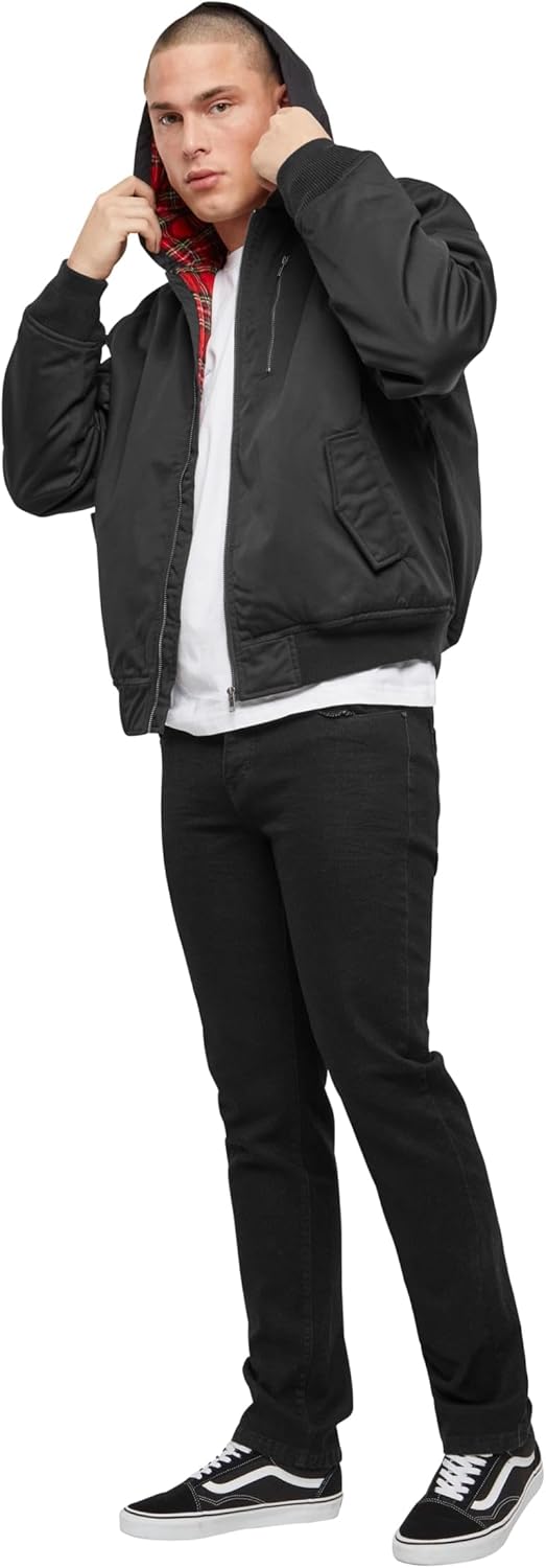 Brandit Lord Canterbury Hooded Winter Männer Übergangsjacke schwarz Basics, Rockabilly XL Schwarz, X