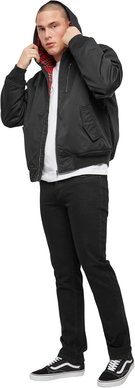 Brandit Lord Canterbury Hooded Winter Männer Übergangsjacke schwarz Basics, Rockabilly XL Schwarz, X