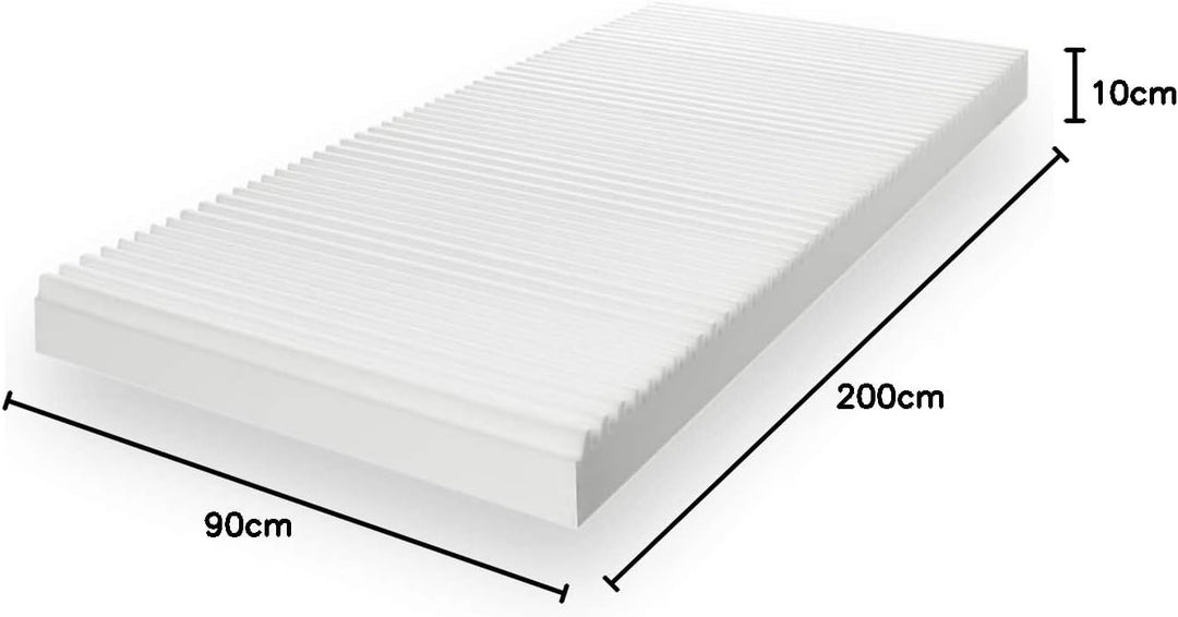 Träumegut24-10cm Ergonomische Kaltschaum Matratzenauflage Matratzentopper Matratzenschoner Topper -