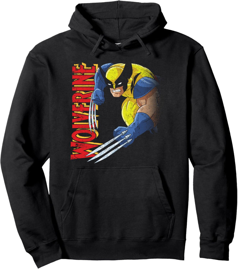 Marvel X-Men Wolverine 90s Animated Series Pullover Hoodie