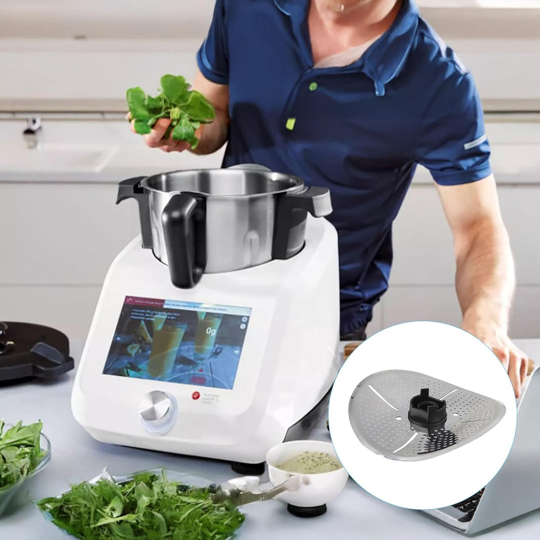 Messerabdeckung Kochmaschinen Klingenabdeckung aus Edelstahl Kompatibel mit Monsieur Cuisine Connect