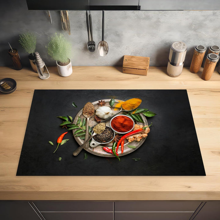 KitchenYeah© Herdabdeckplatte Einteilig Küche Ceranfeld Abdeckplatte Cerankochfeld Abdeckung Indukti